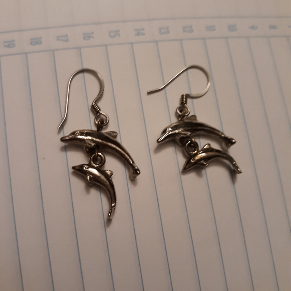 Dolphin earings